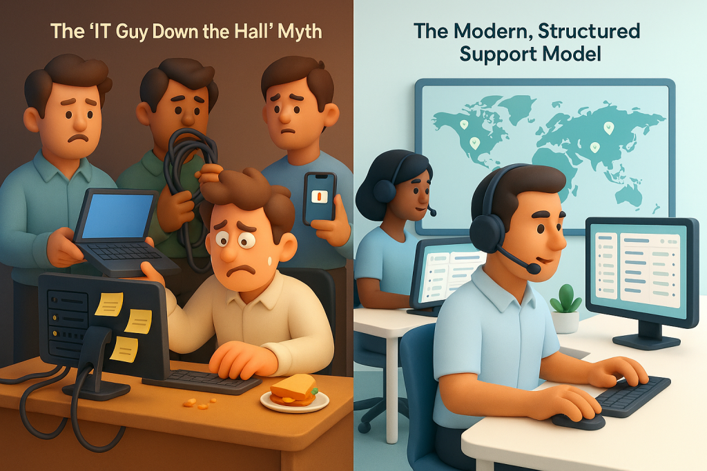 The “IT Guy Down the Hall” Is a Myth (And It’s Costing You Money)