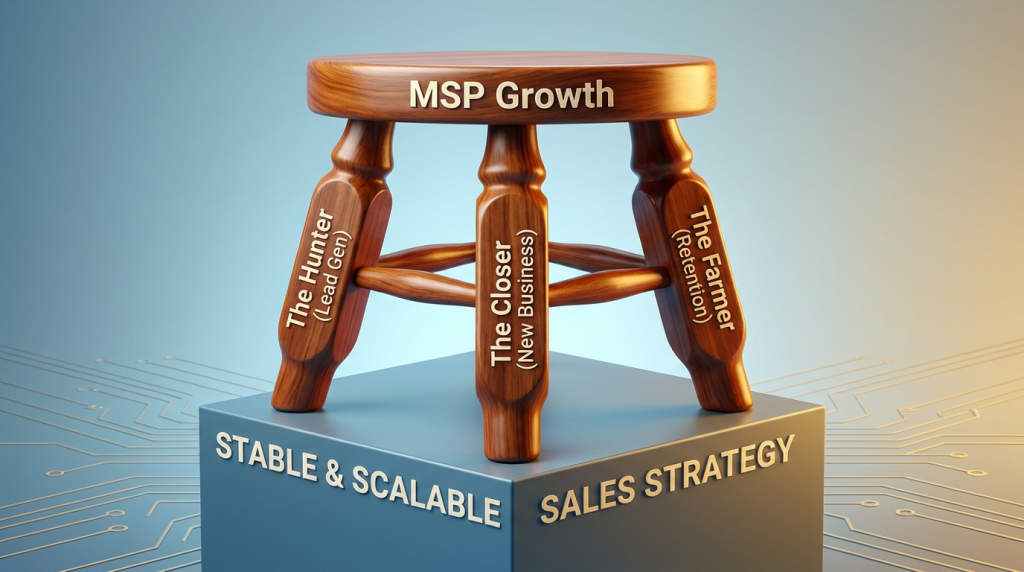 Stop “Hiring a Sales Guy”: The 3 Roles Your MSP Actually Needs to Grow
